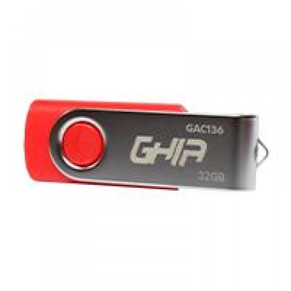 MEMORIA GHIA USB 32 GB USB 2.0 COMPATIBLE CON ANDROID/WINDOWS/MAC. COLOR ROJO/AZUL/NEGRO