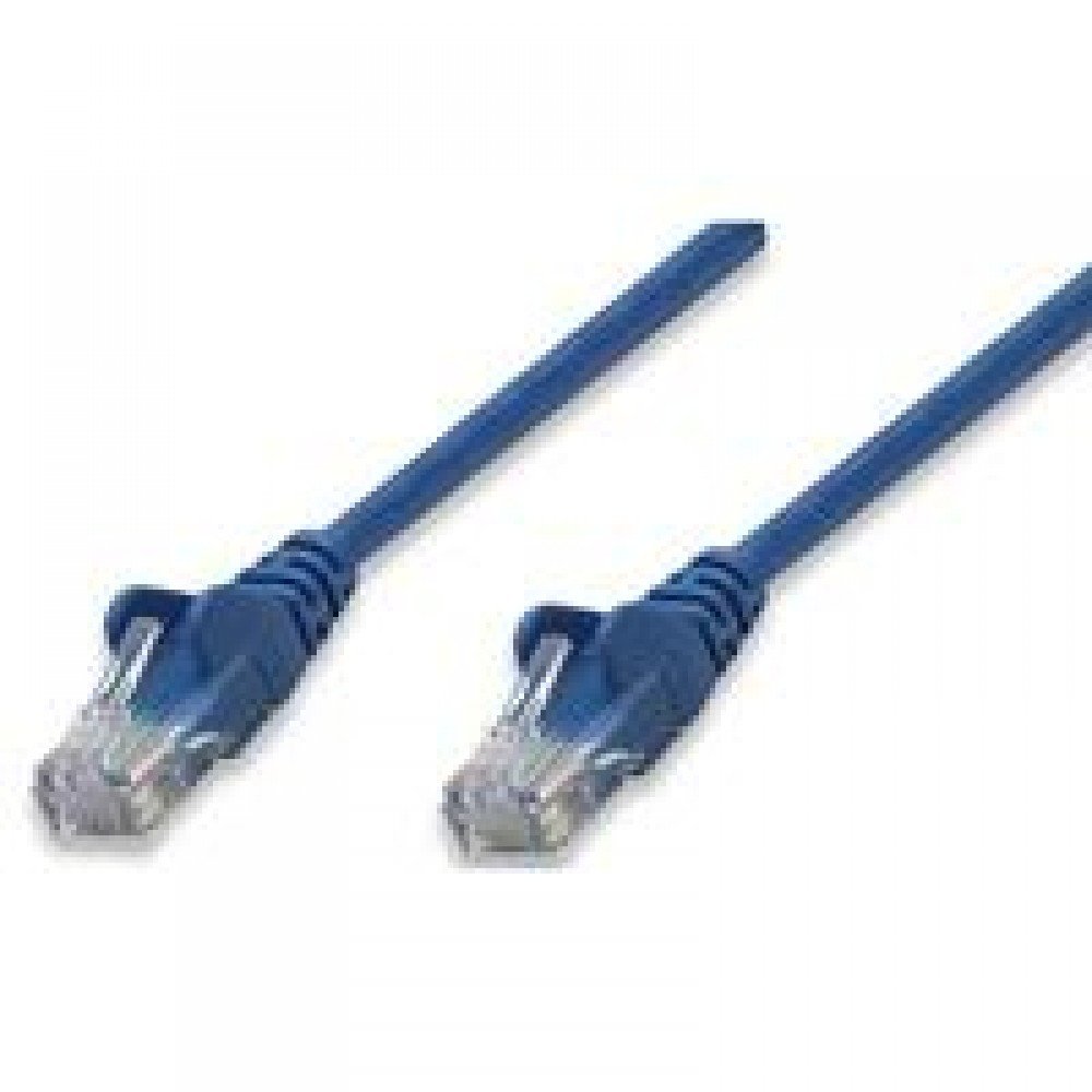 CABLE DE RED INTELLINET 0.15 MTS ( 0.5 PIES) CAT 5E UTP AZUL