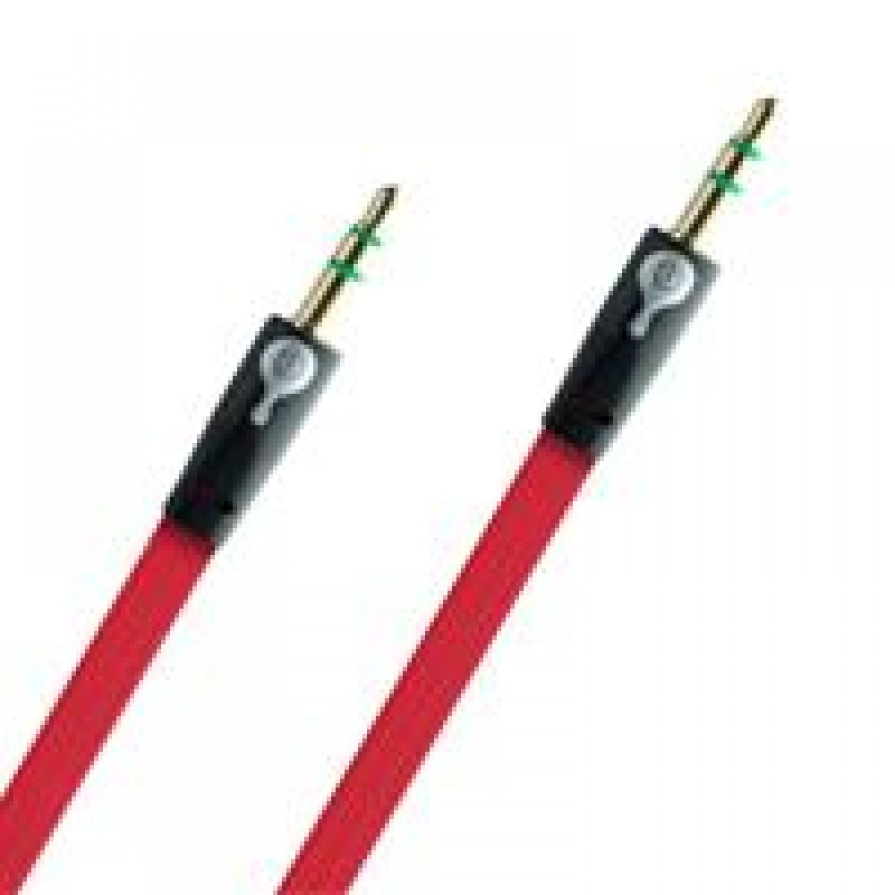 CABLE DE AUDIO 3.5MM EASY LINE BY PERFECT CHOICE NEGRO/ROJO