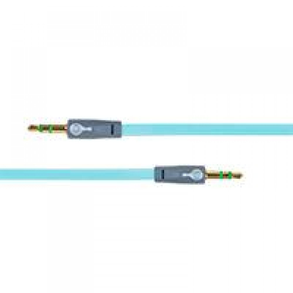 CABLE DE AUDIO 3.5MM EASY LINE BY PERFECT CHOICE GRIS/AZUL