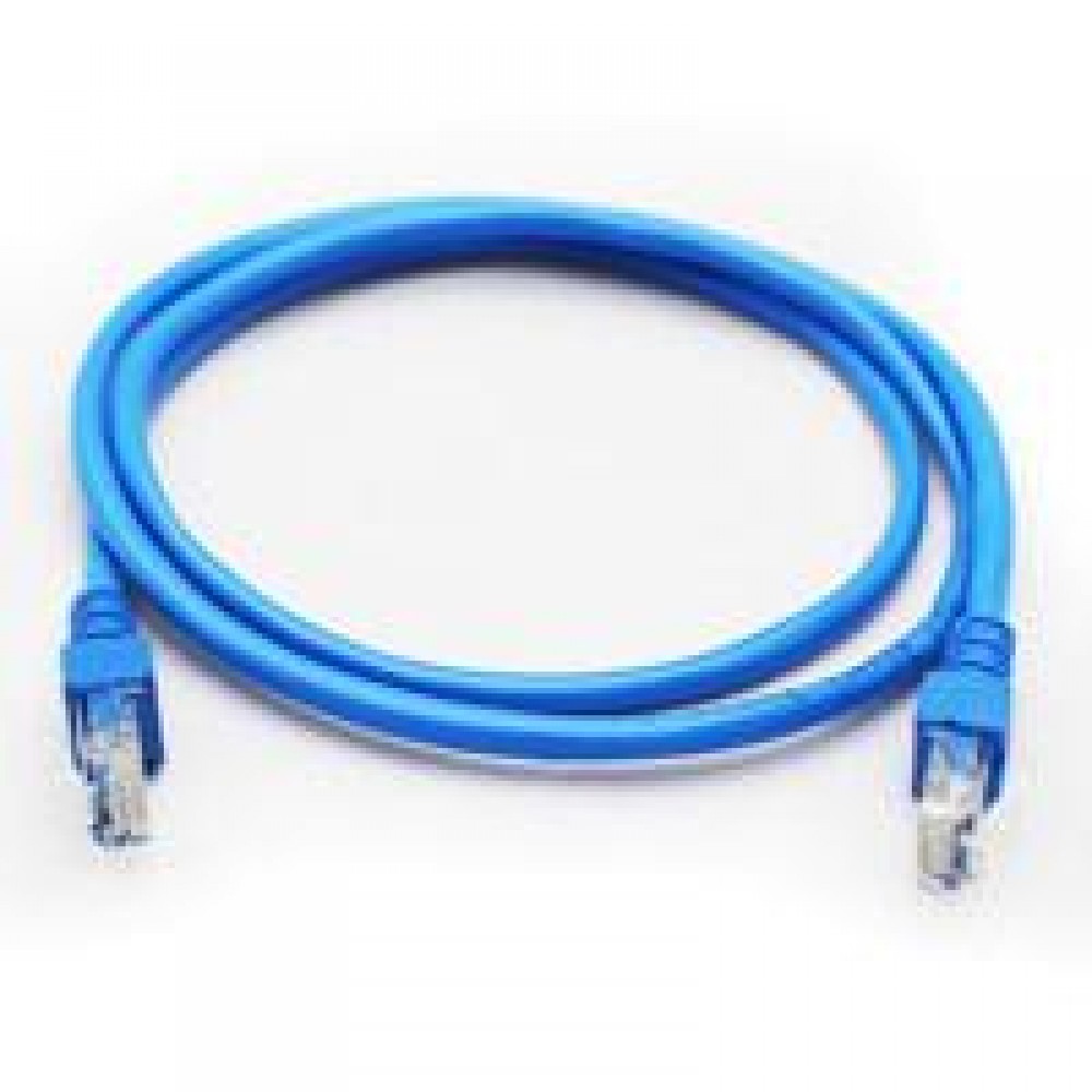 CABLE DE RED GHIA 1 MTS 3 PIES PATCH CORD RJ45 CAT 5E UTP AZUL