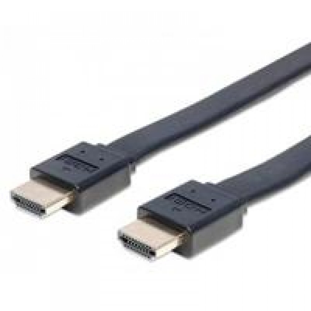 CABLE HDMI PLANO MANHATTAN 1.0M ETHERNET 3D 4K M-M VELOCIDAD 2.0