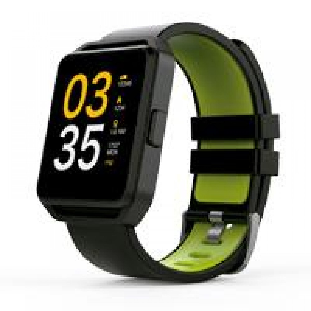 GHIA SMART WATCH/ PANTALLA 1.54 TOUCH / BT / IOS / ANDROID / NEGRO - VERDE