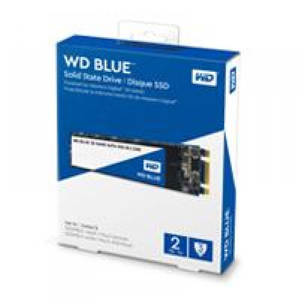 UNIDAD DE ESTADO SOLIDO SSD WD BLUE M.2 2280 2TB SATA 3DNAND 6GB/S 7MM LECT 540MB/S ESCRIT 500MB/S
