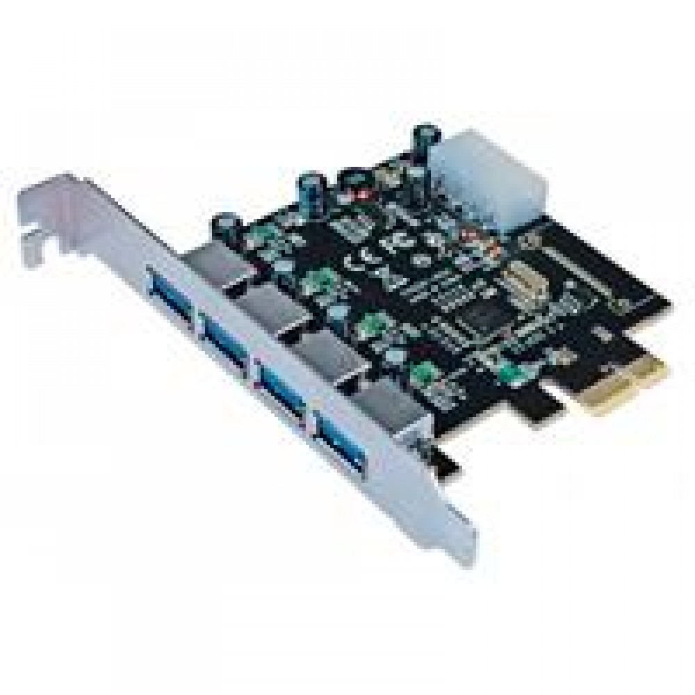 TARJETA PCI EXPRESS MANHATTAN USB 3.0 4 PUERTOS BRACKET LARGO ESTANDAR