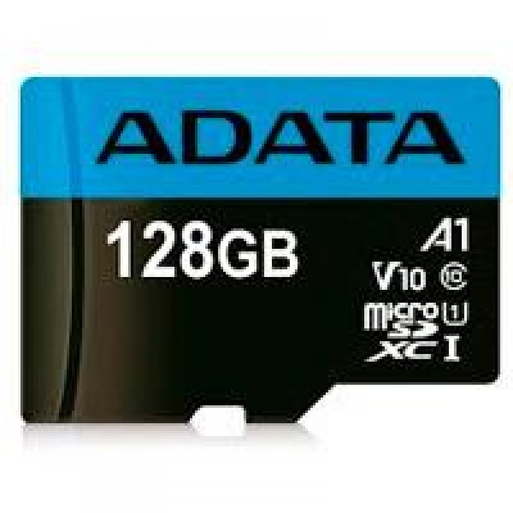 MEMORIA ADATA MICRO SDXC/SDHC UHS-I 128GB CLASE 10 A1 100MB/25MB SEG C/ADAPTADOR