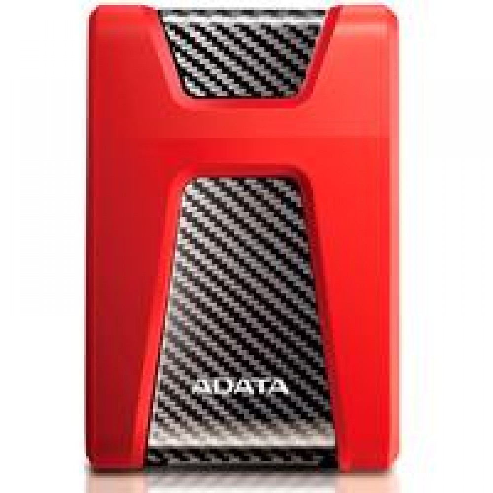 DD EXTERNO 1TB ADATA HD650 2.5 USB 3.2 CONTRAGOLPES ROJO WINDOWS/MAC/LINUX