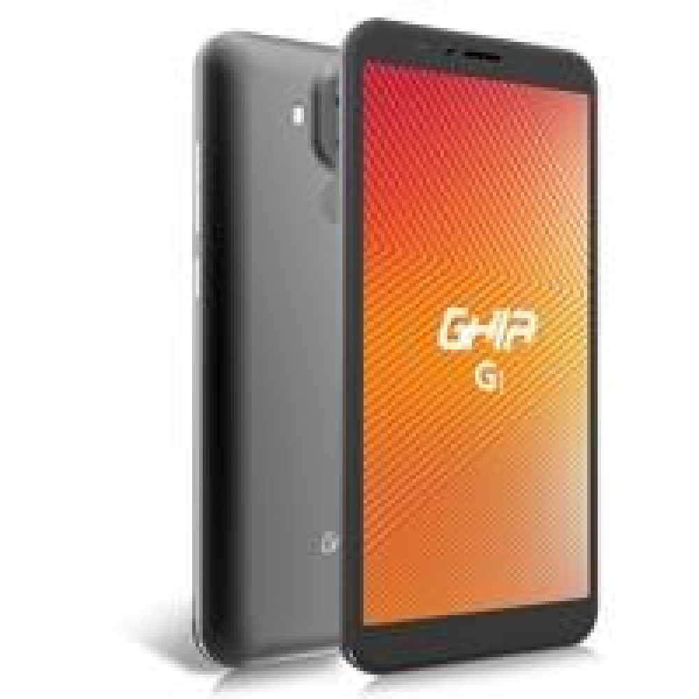 GHIA SMARTPHONE G1 4G/ 5.72 PULG HD IPS /ANDROID GO 8.1 / FINGERPRINT/ DOBLE CAMARA TRASERA / 1GB 16GB / WIFI / BT / GRIS