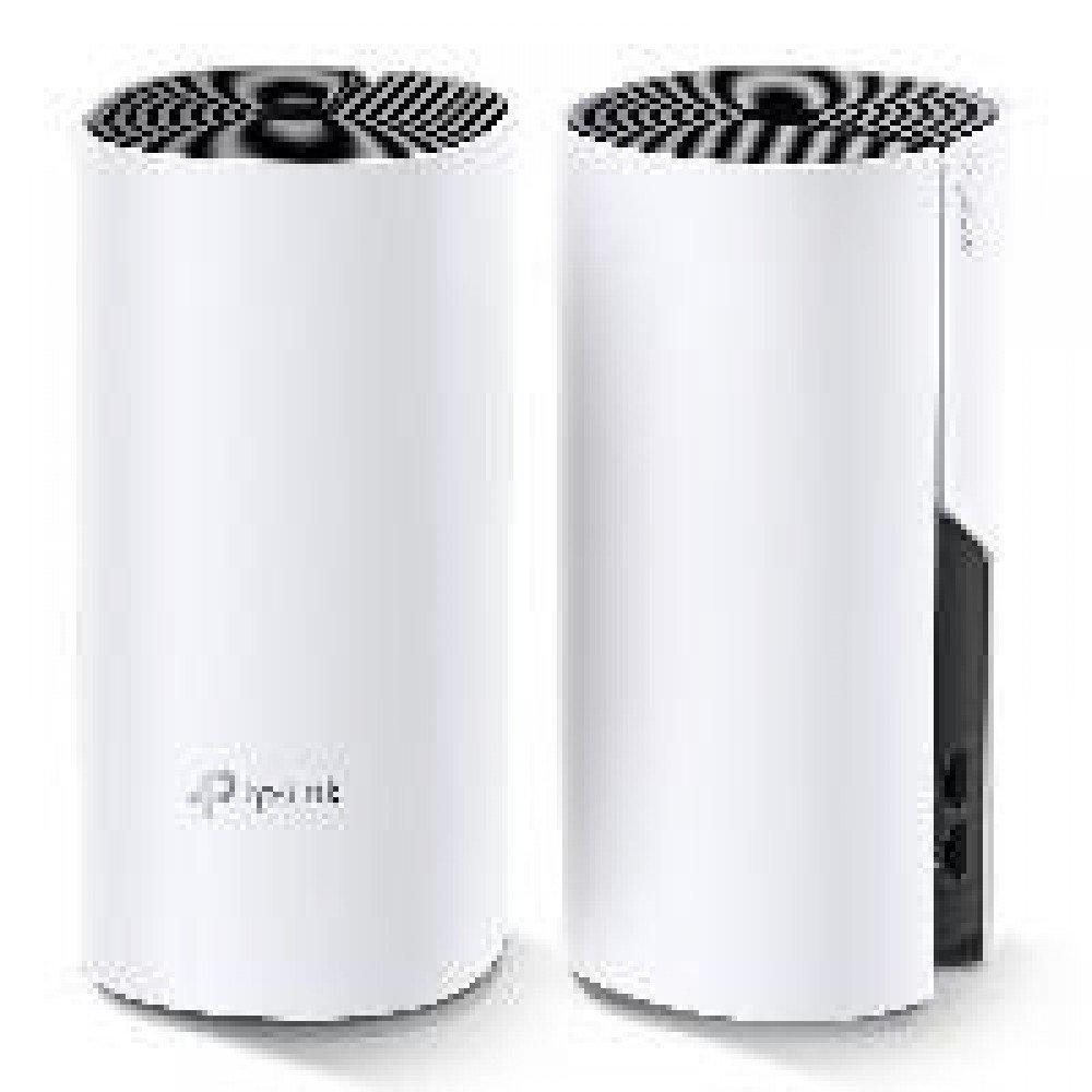 ROUTER TP-LINK DECO M4(2-PACK) 2 PIEZAS AC1200 WHOLE-HOME SISTEMA EN MALLA WI-FI PARA EL HOGAR DUAL-BAND 802.11AC/A/B/G/N CPU QUALCOMM 2 RJ45 GIGABIT 2 ANTENAS INT MU-MIMO BEAMFORMING