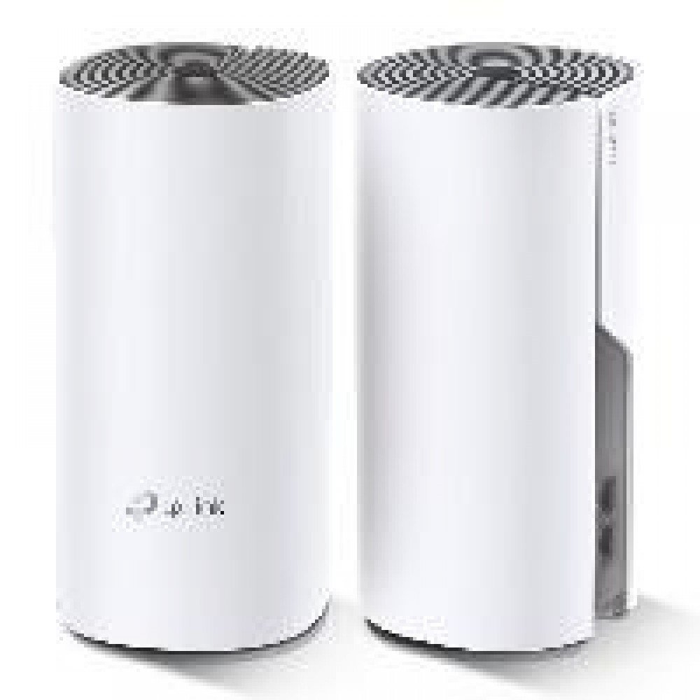 ROUTER TP-LINK DECO E4(2-PACK) 2 PIEZAS AC1200 WHOLE-HOME SISTEMA EN MALLA WI-FI PARA EL HOGAR DUAL-BAND 802.11AC/N/A 2 RJ45 WAN/LAN 10/100MBPS, 1 PUERTO DE ALIMENTACION 2 ANTENAS INTERNAS