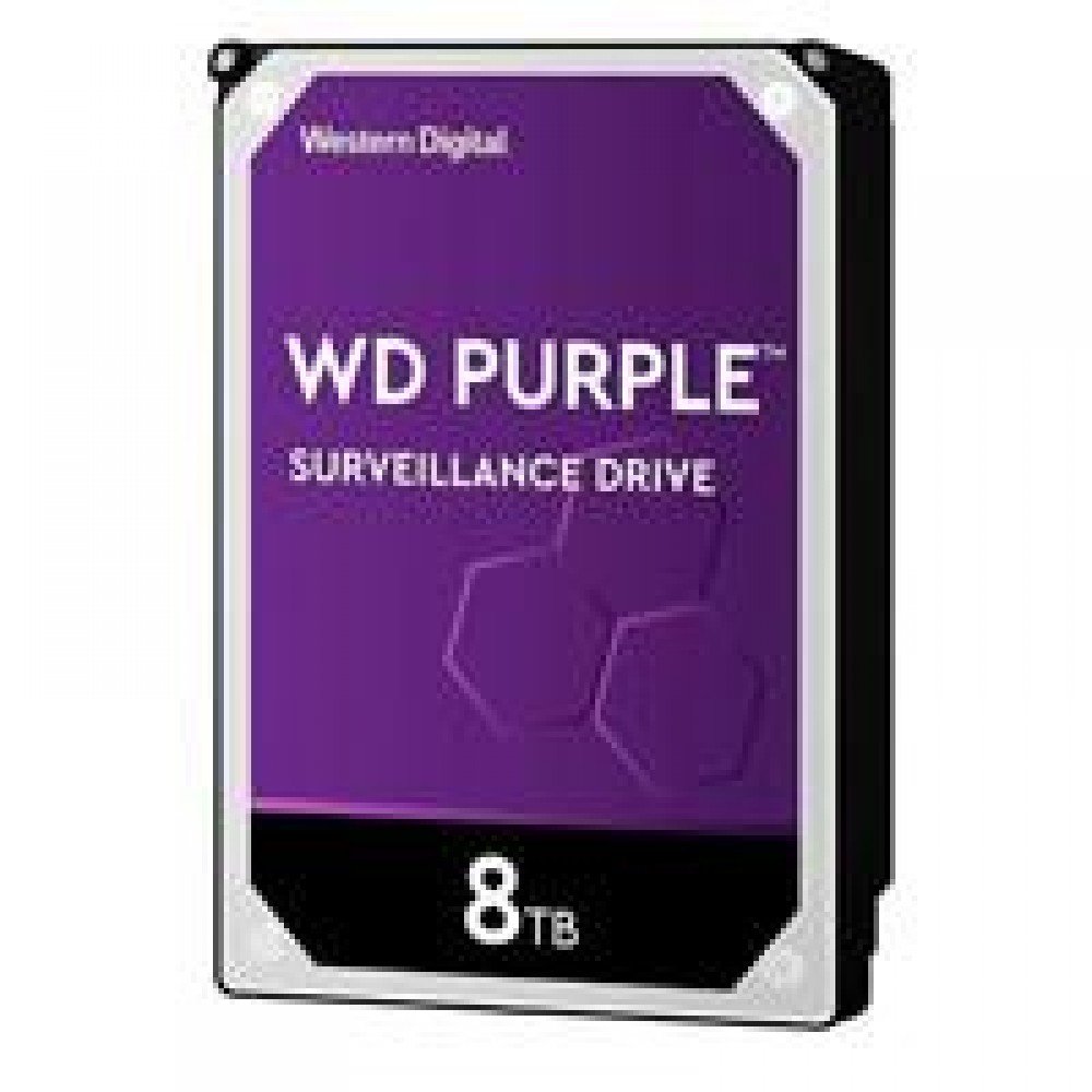 DD INTERNO WD PURPLE 3.5 8TB SATA3 6GB/S 256MB 24X7 PARA DVR Y NVR DE 1-16 BAHIAS Y 1-64 CAMARAS