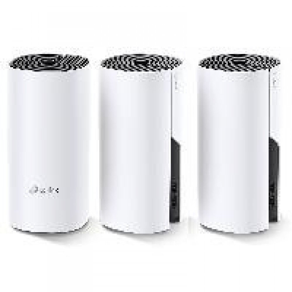 ROUTER TP-LINK DECO M4(3-PACK) 3 PIEZAS AC1200 WHOLE-HOME SISTEMA EN MALLA WI-FI PARA EL HOGAR DUAL-BAND 802.11AC/A/B/G/N CPU QUALCOMM 2 RJ45 GIGABIT 2 ANTENAS INT MU-MIMO BEAMFORMING