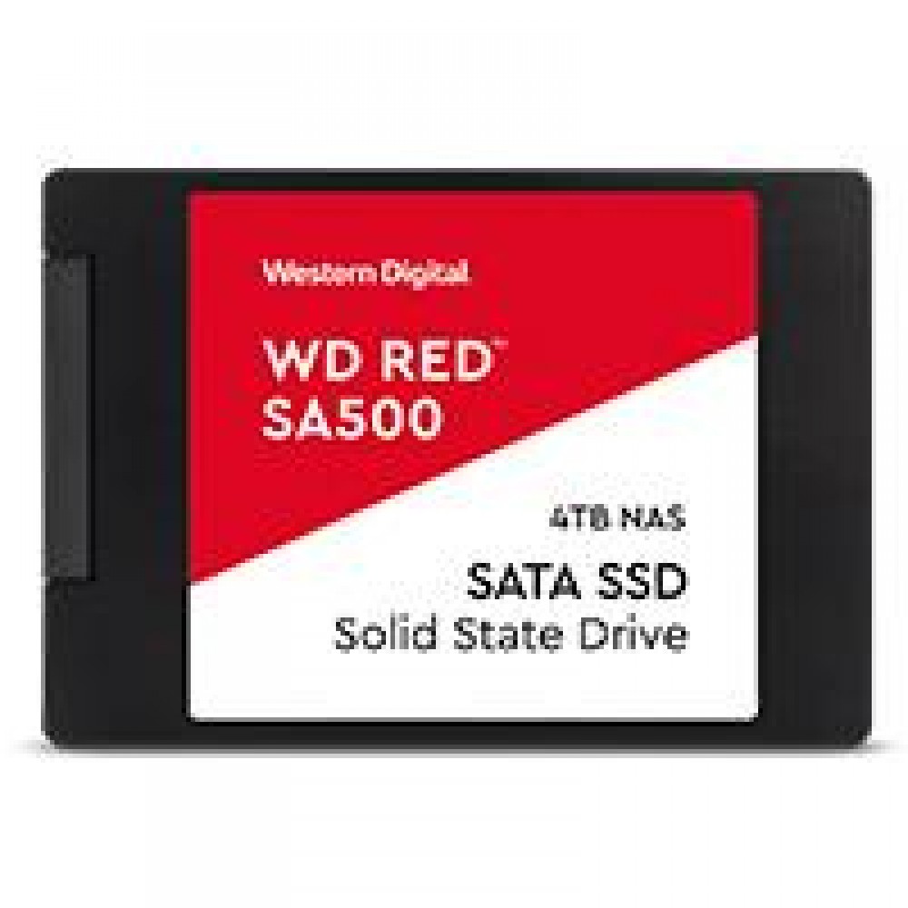 UNIDAD DE ESTADO SOLIDO SSD WD RED SA500 2.5 4TB SATA3 6GB/S 7MM LECT 560MB/S ESCRIT 530MB/S