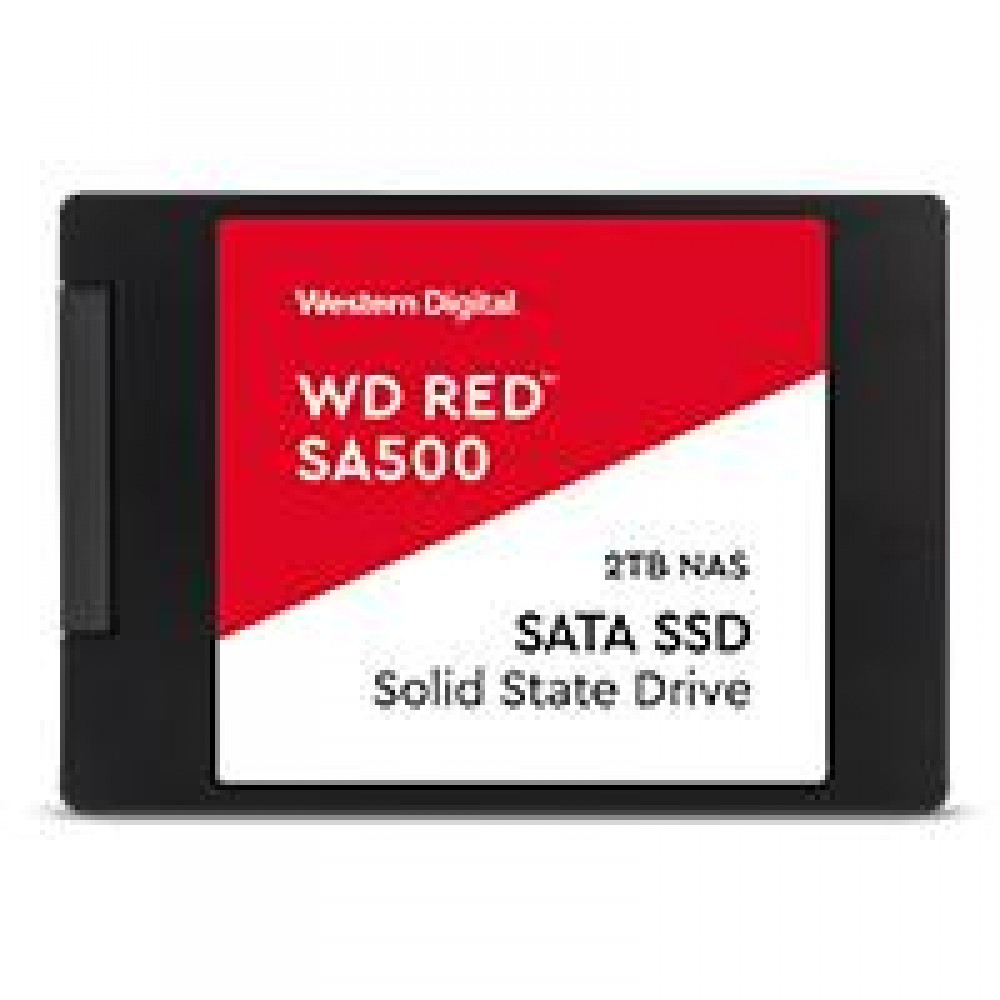 UNIDAD DE ESTADO SOLIDO SSD WD RED SA500 2.5 2TB SATA3 6GB/S 7MM LECT 560MB/S ESCRIT 530MB/S