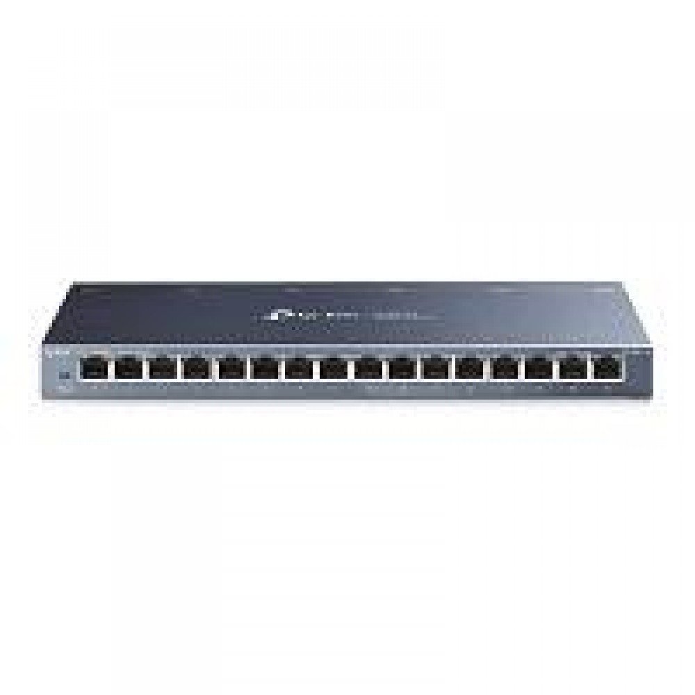 SWITCH TP-LINK TL-SG116 16 PUERTOS RJ45 GIGABIT 10/100/1000 NO ADMINISTRABLE CARCASA METALICA AUTO-NEGOCIACION AUTO-MDI/MDIX PARA ESCRITORIO O PARED