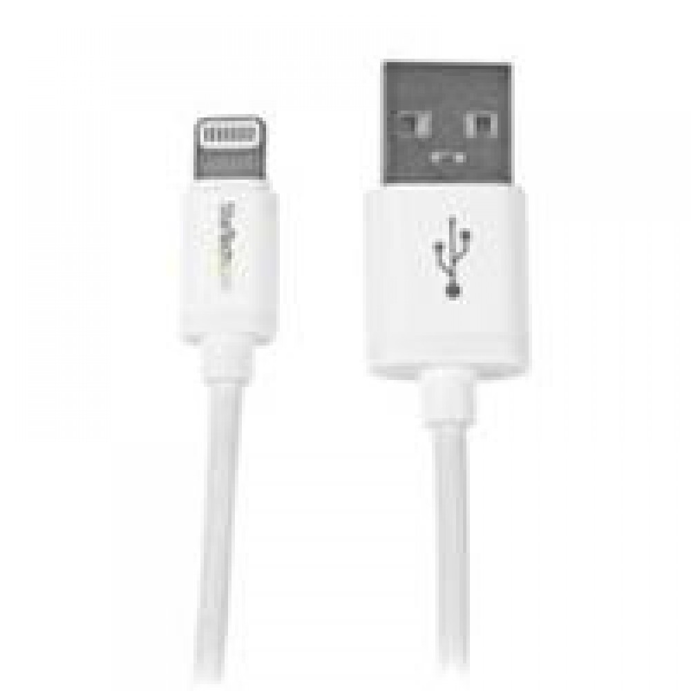 CABLE 1M LIGHTNING 8 PIN A USB A 2.0 PARA APPLE IPOD IPHONE IPAD - BLANCO - STARTECH.COM MOD. USBLT1MW