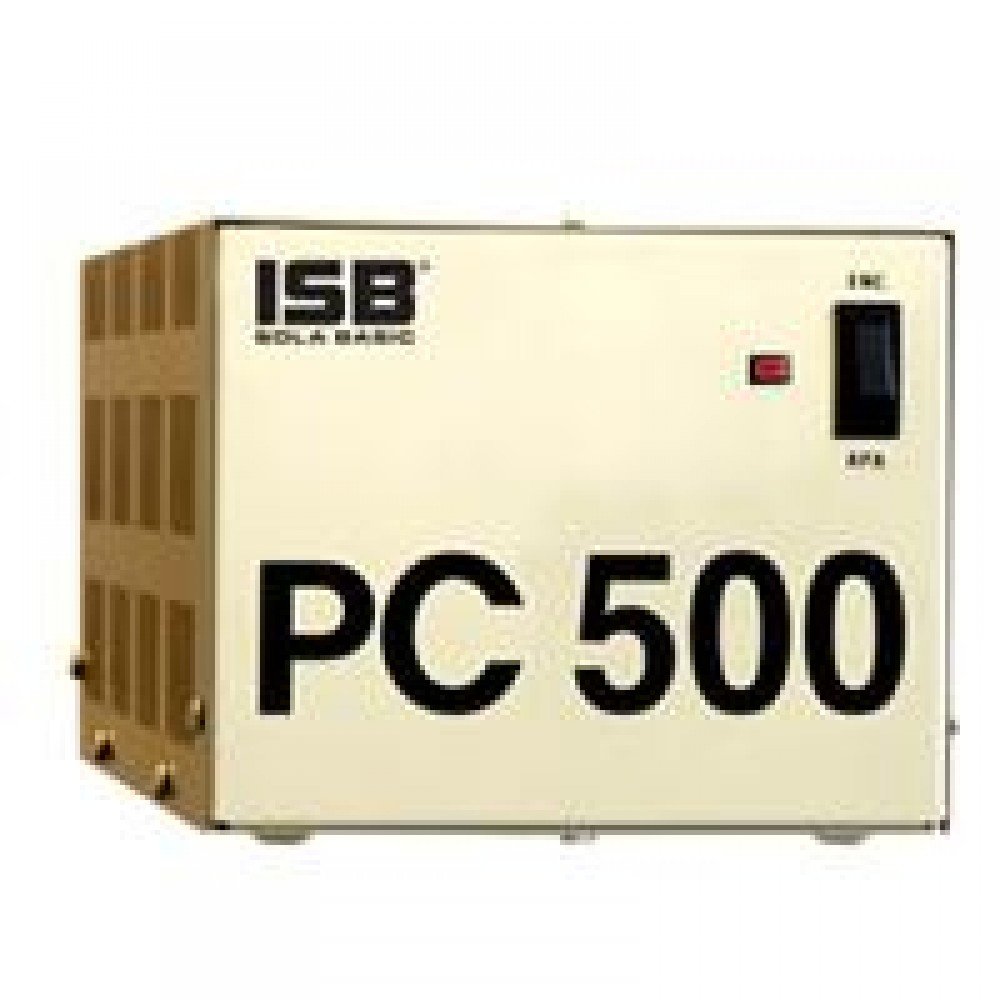 REGULADOR SOLA BASIC ISB PC 500 FERRORESONANTE 500VA / 400W 4 CONTACTOS COLOR BEIGE