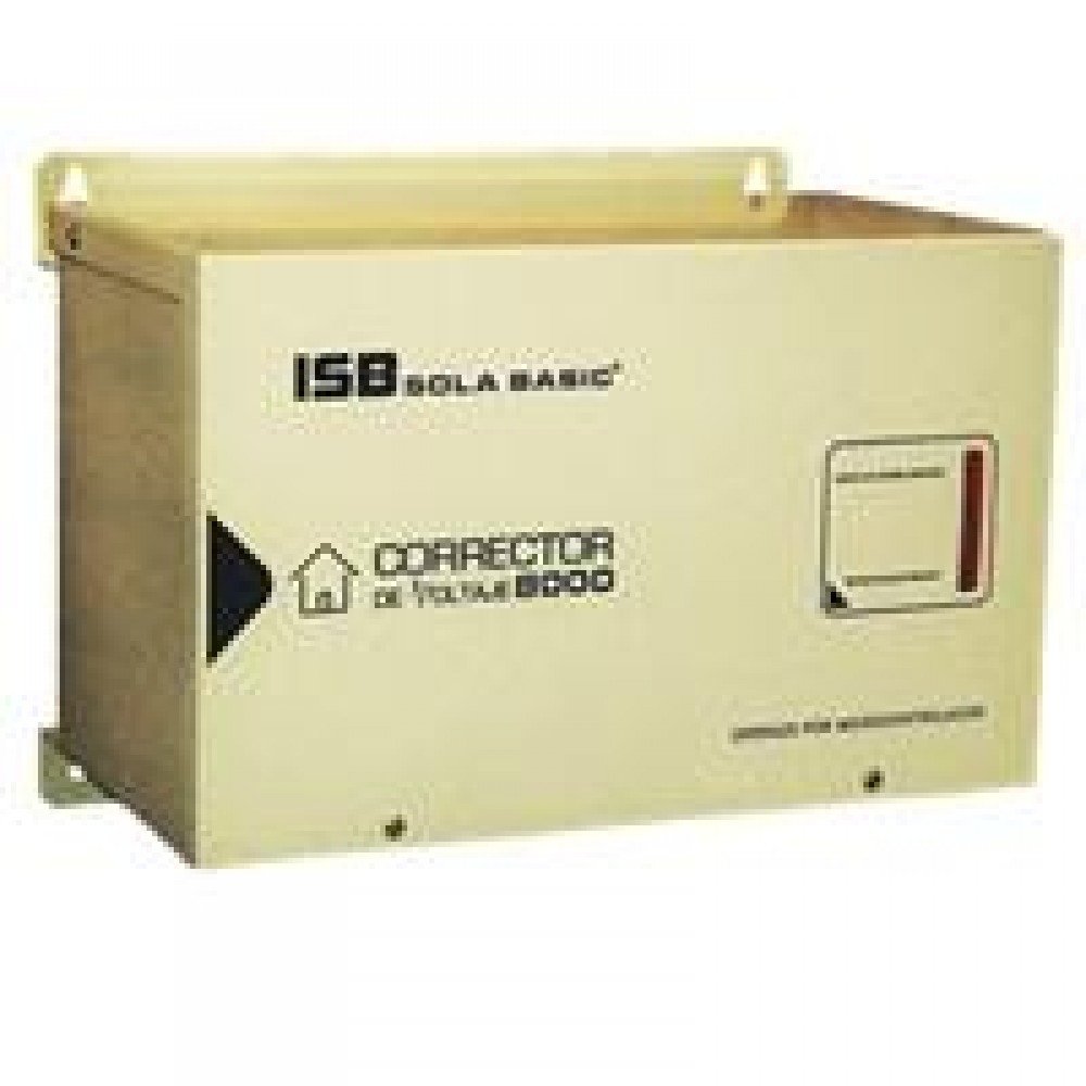 CORRECTOR DE VOLTAJE SOLA BASIC ISB 8000 VA