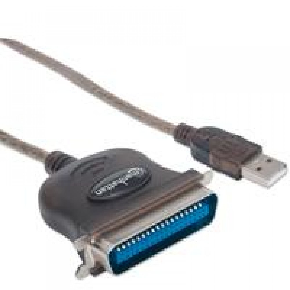 CABLE CONVERTIDOR MANHATTAN USB A PARALELO CENTRONICS 1.8M M-H