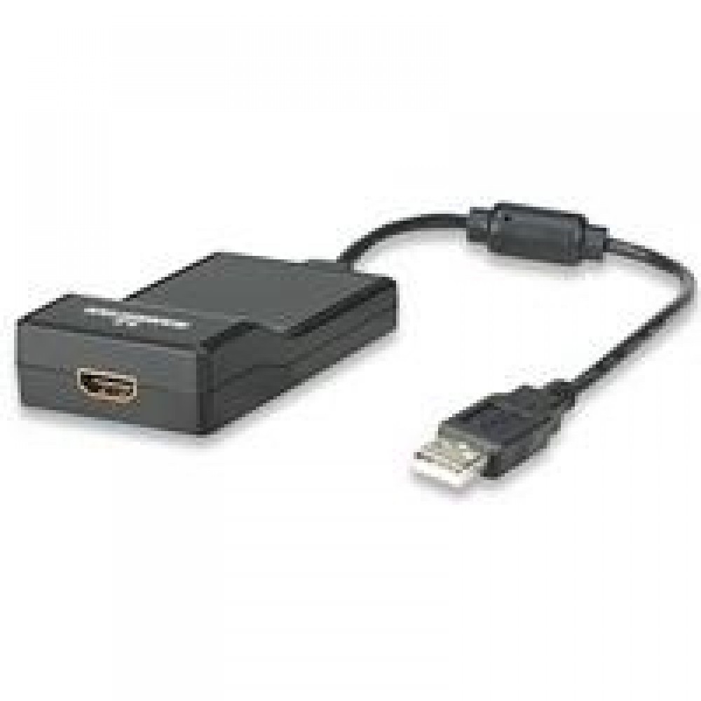 CABLE CONVERTIDOR MANHATTAN USB  2.0 A HDMI 1080P MACHO-HEMBRA