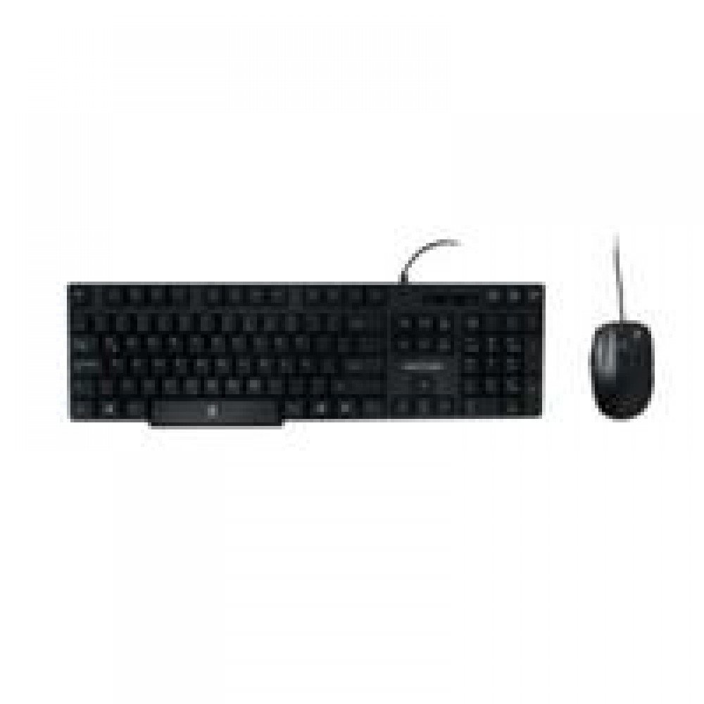 TECLADO ANTIDERRAMES / MOUSE OPTICO PERFECT CHOICE ALAMBRICO USB NEGRO