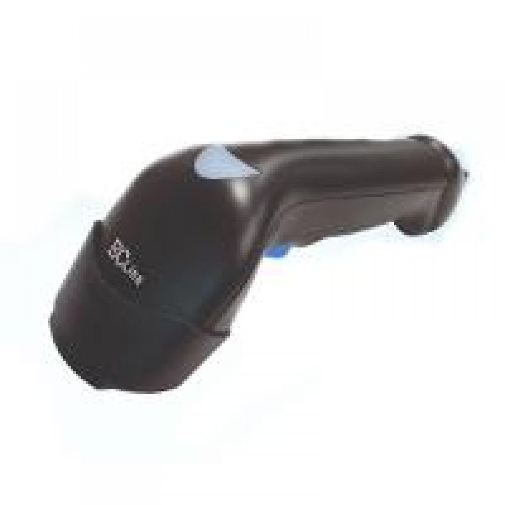 LECTOR DE CODIGO DE BARRAS EC LINE CCD OPTICO LARGO ALCANCE, NEGRO, CONEXION USB
