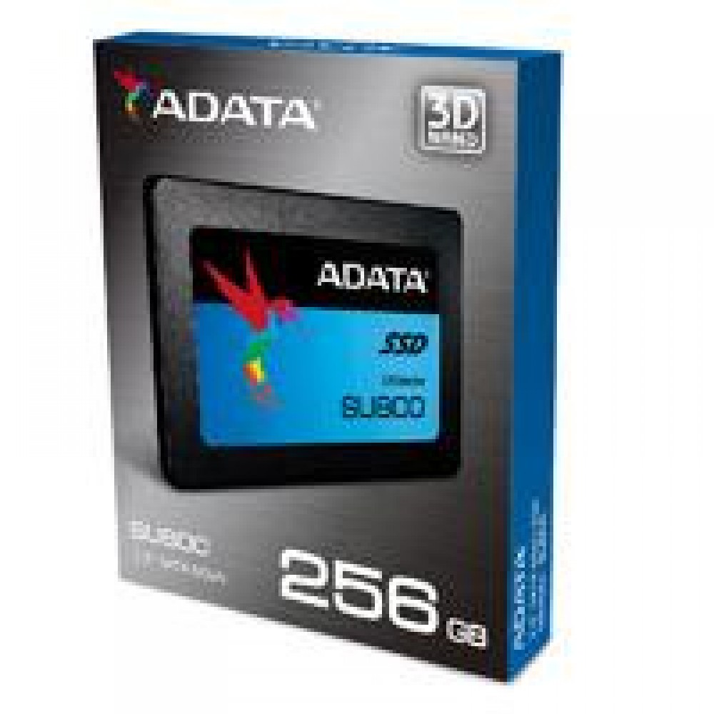 UNIDAD DE ESTADO SOLIDO SSD ADATA SU800 256GB 2.5 SATA3 7MM LECT.560/ESCR.520MBS SIN BRACKET PC/ALTO RENDIMIENTO