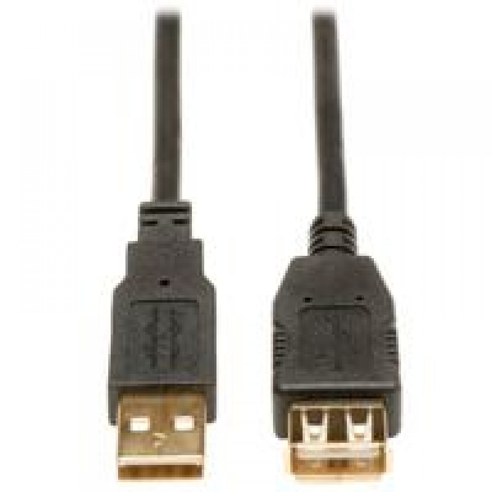 CABLE DE EXTENSION USB TRIPP-LITE U024-006, 2.0 DE ALTA VELOCIDAD (A M/H), 1.83 M [6 PIES],CONECTORES BAÑADOS EN ORO.