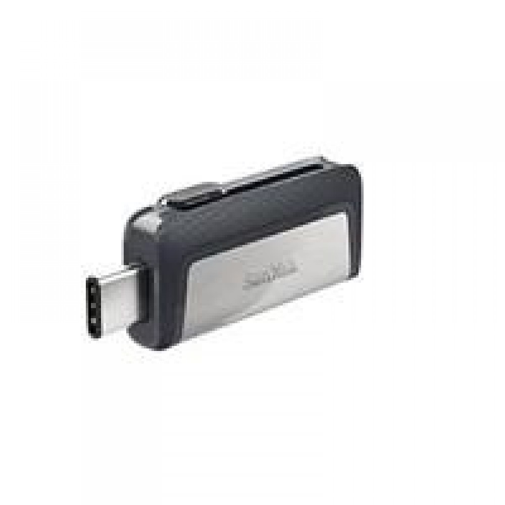 MEMORIA SANDISK 64GB DUAL ULTRA USB TIPO-C / USB 3.1 NEGRO /PLATA 150MB/S